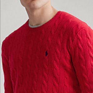 Men Red Ralph Lauren Sweater